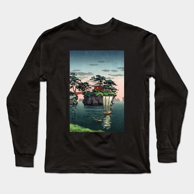 Matsushima by Tsuchiya Koitsu Long Sleeve T-Shirt by Takeda_Art